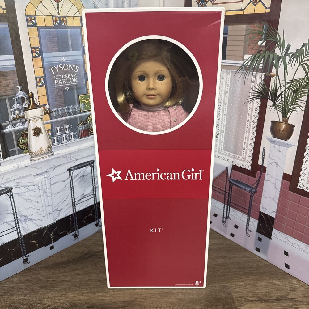 American Girl Kit Kittredge Doll/Meet Outfit/Original Box – NEW
